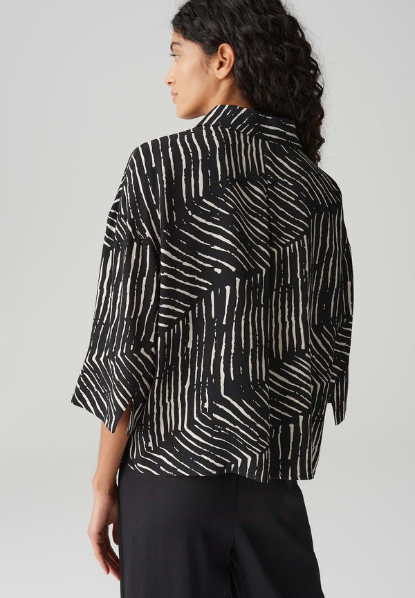 OPUS BOXY FIT TWO TONE PRINT