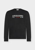 Calvin Klein Jeans GRAPHIC CREWNECK - Sweatshirt - black