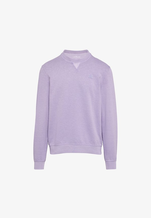 s.Oliver MIT LOGO-DETAIL - Sweatshirt - lavendel