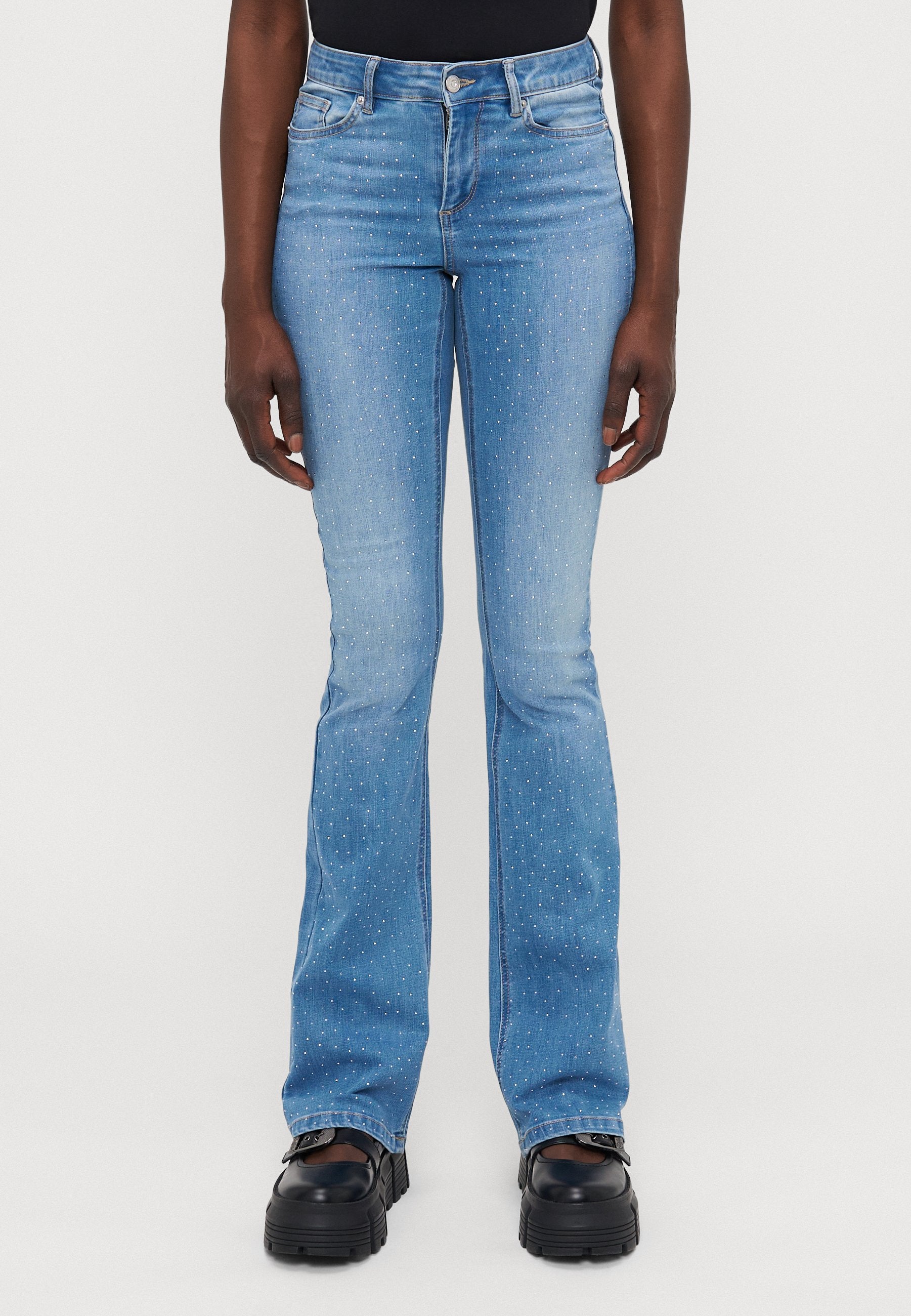 Flared fit ONLWAUW Mid waist Media 3