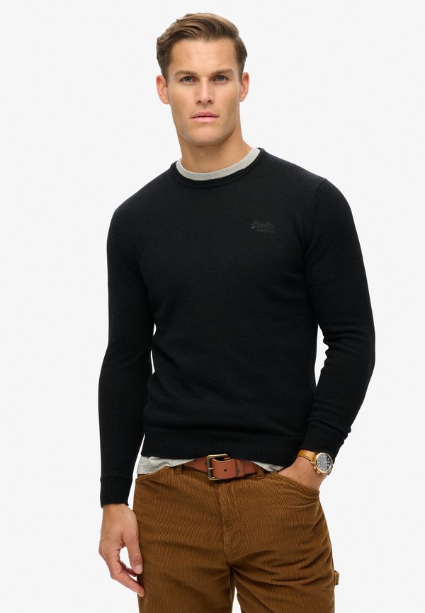 Superdry & Co ESSENTIAL CREW - Jumper - black