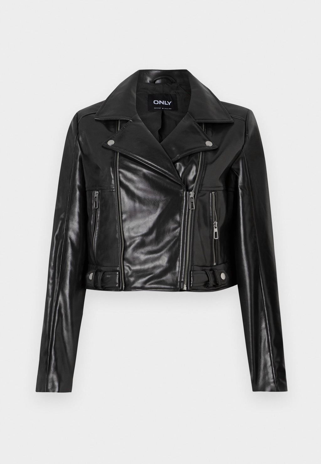 ONLKAMILLA PATENT SHOULDER BIKER  Media 1