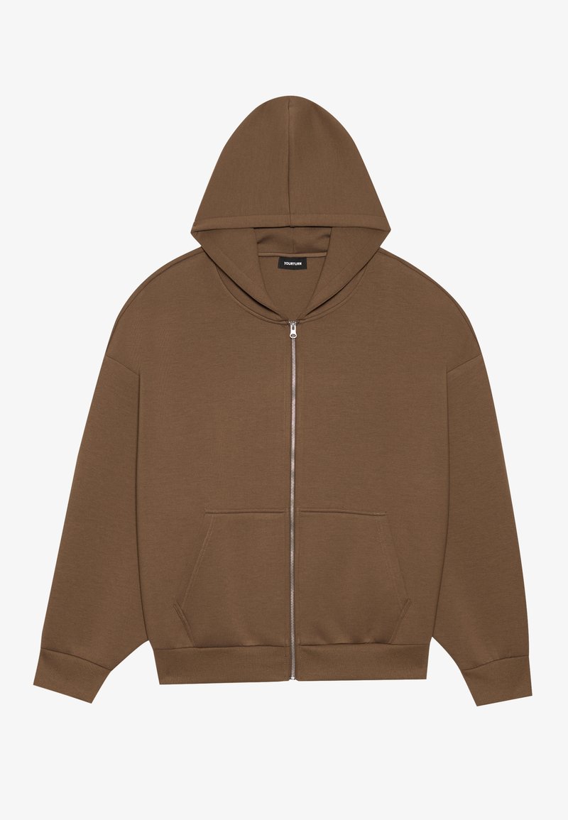 UNISEX SCUBA RELAXED FIT ZIP-UP HOODIE Media 1