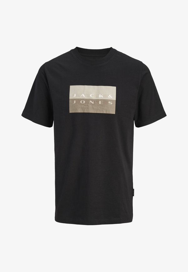 Jack & Jones T- - Print T-shirt - black