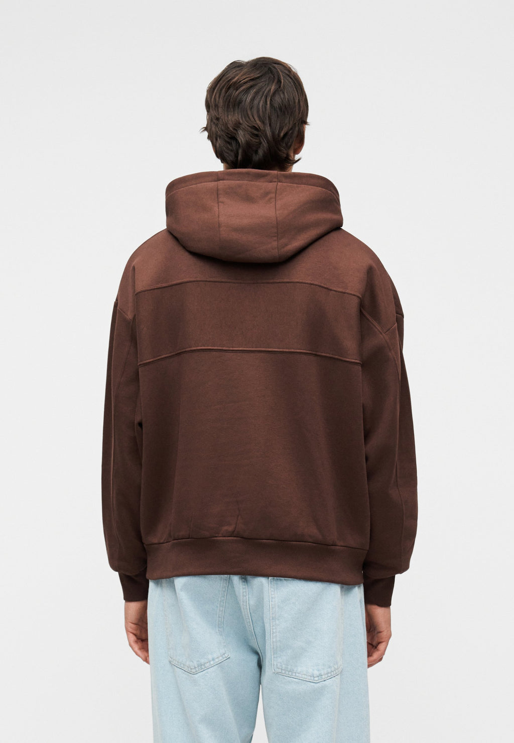 YOURTURN UNISEX RELAXED FIT PANNELED HODDIE