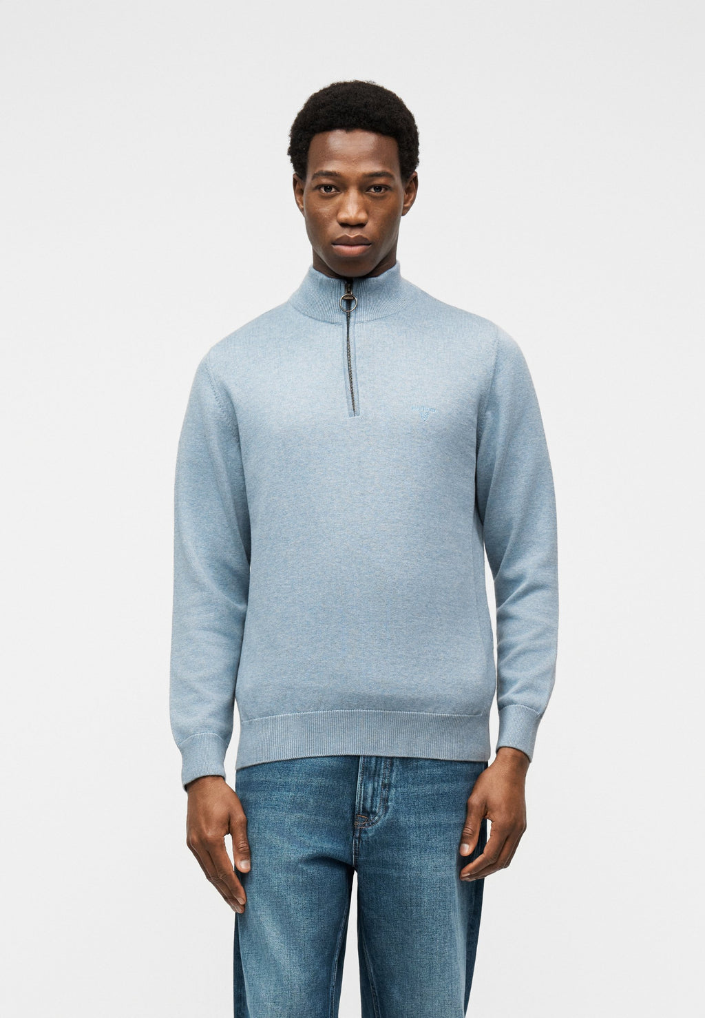 Barbour HALF ZIP KNITTED JUMPER