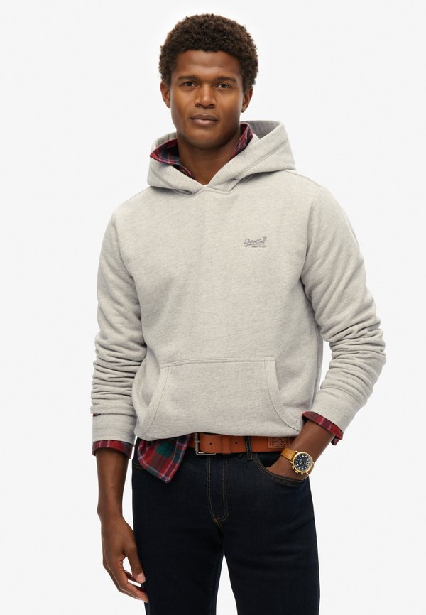 Superdry & Co ESSENTIAL LOGO - Hoodie - varsity grey grindle