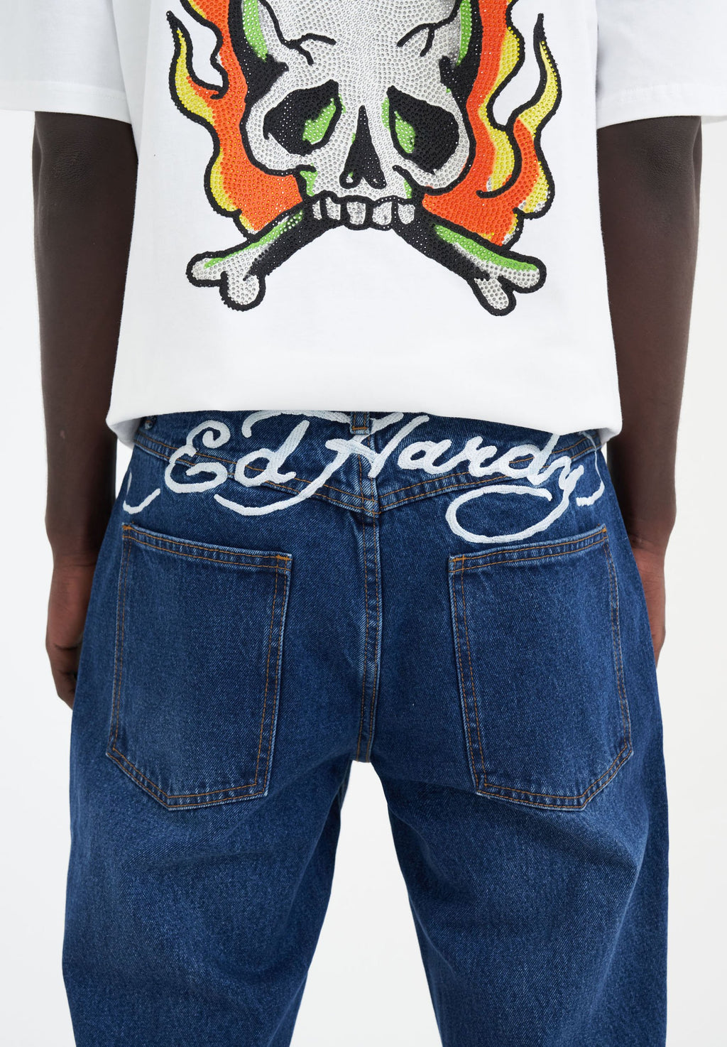 Ed Hardy NYC-SKULL DIAMANTE
