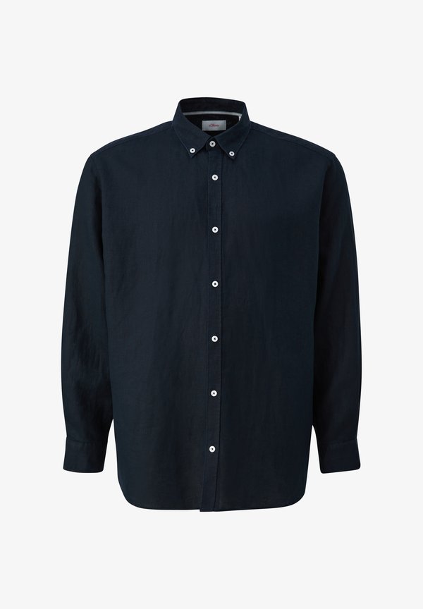 s.Oliver MIT BUTTON-DOWN-KRAGEN - Shirt - navy