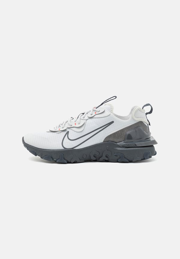 Nike Sportswear REACT VISION - Trainers - photon dust/anthracite/iron grey/bright crimson