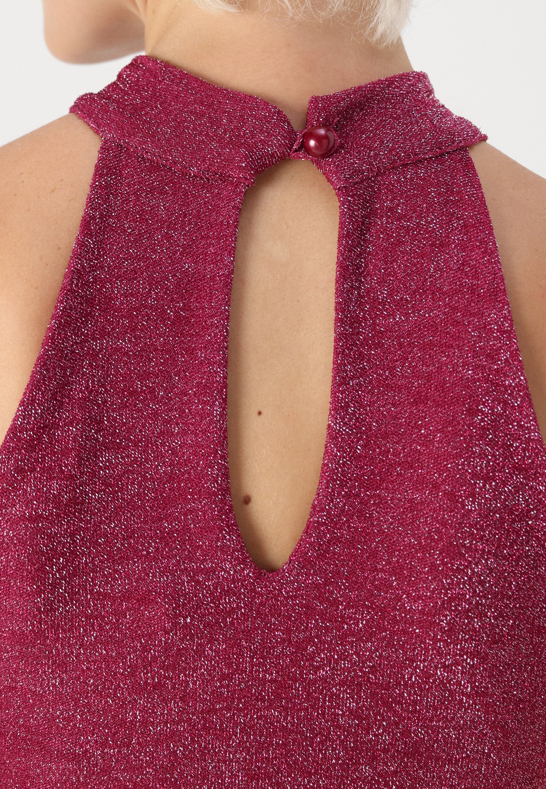 WAL G. BALI HALTERNECK SKATER DRESS