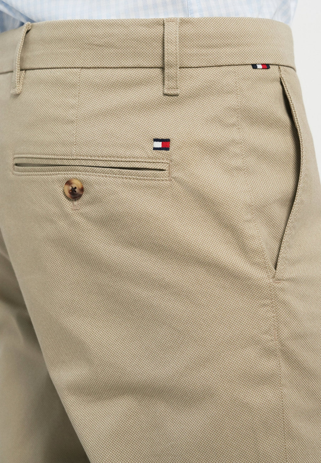 BLEECKER TEXTURED PRINT SLIM TROUSERS Media 6