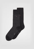 Tommy Hilfiger STRIPE SOCK 2 PACK - Socks - anthracite