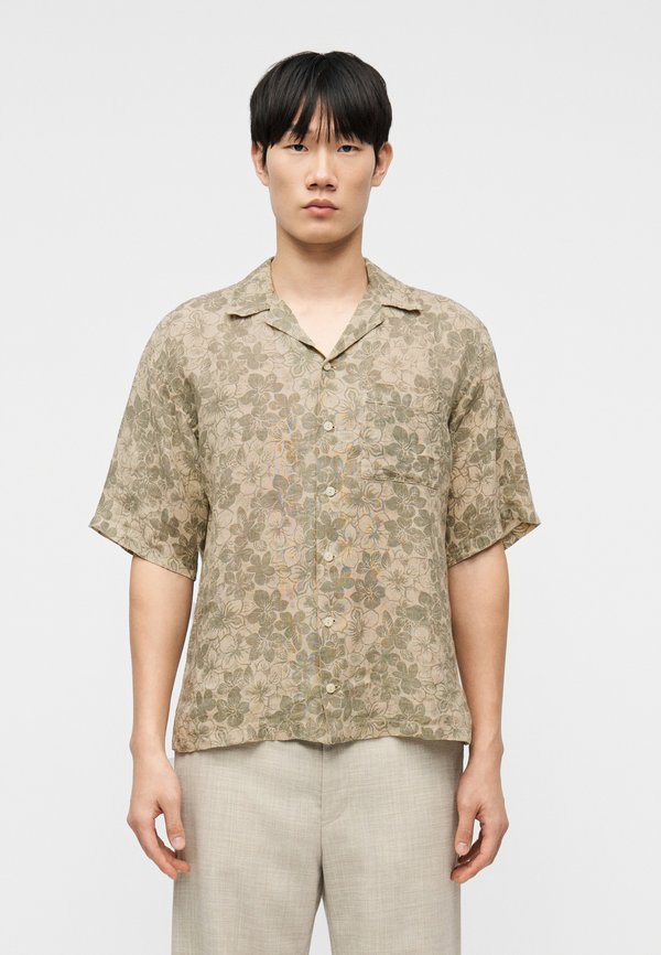 120% Lino SHORT SLEEVE MEN RELAXED FIT SHIRT