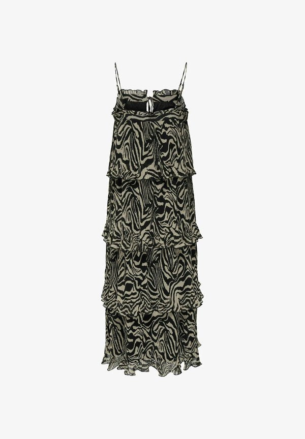 ONLY Plissé ONLASTA Long - Maxi dress - black