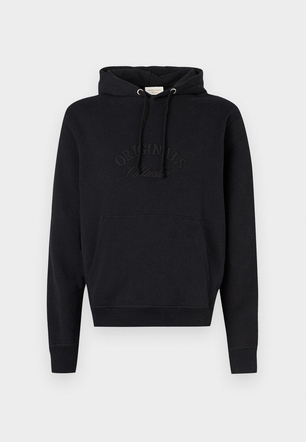 Jack & Jones JORBLEECKER BRANDING HOOD - Hoodie - black