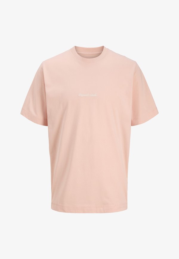 Jack & Jones JORNORREBRO EMB TEE SS CREW NECK NOOS - Print T-shirt - peach melba