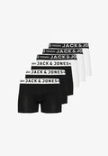 Jack & Jones RETRO 6ER PACK SENSE - Trunks - weiß  schwarz