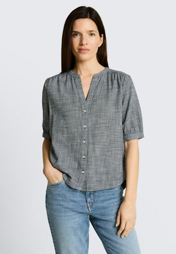 TOM TAILOR Blouse - midnight navy blue