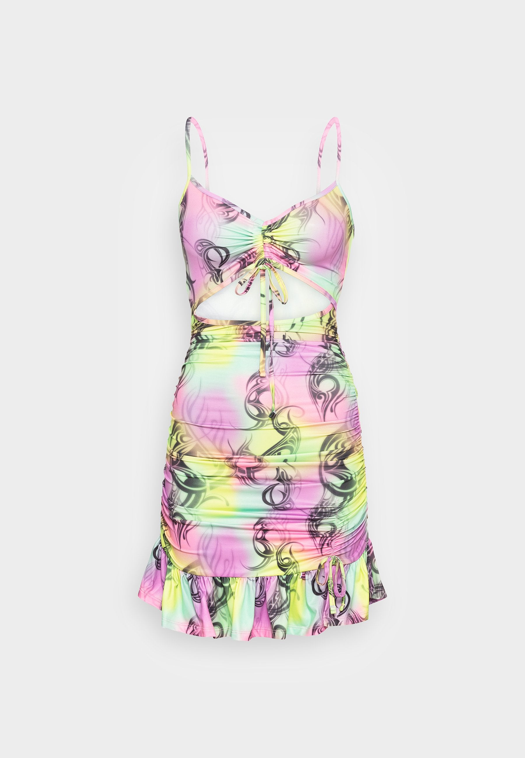 NEW girl ORDER TRIBAL PRINT CUT OUT DRESS