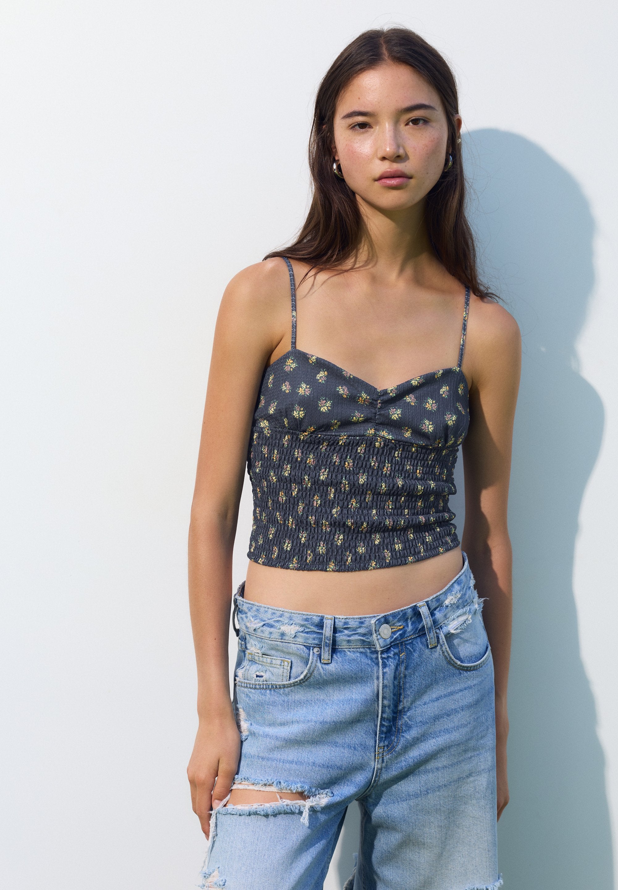 PULL&BEAR STRAPPY FLORAL