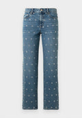 MID RISE CLASSIC STRAIGHT GROMMET EMBELLISHMENT Media 1