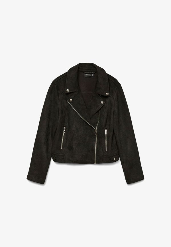 Vero Moda VMJOSE - Faux leather jacket - black