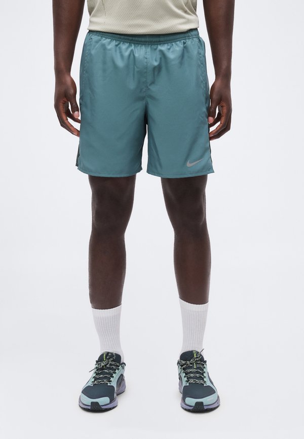 Nike Performance M NK DF MILER 7IN 2IN1 SHORT - 2-in-1 shorts - mineral slate/black spruce