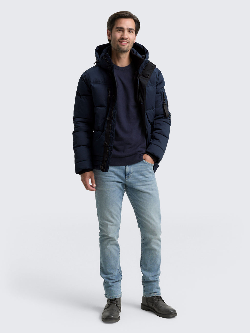 TOM TAILOR PUFFER WITH HOOD