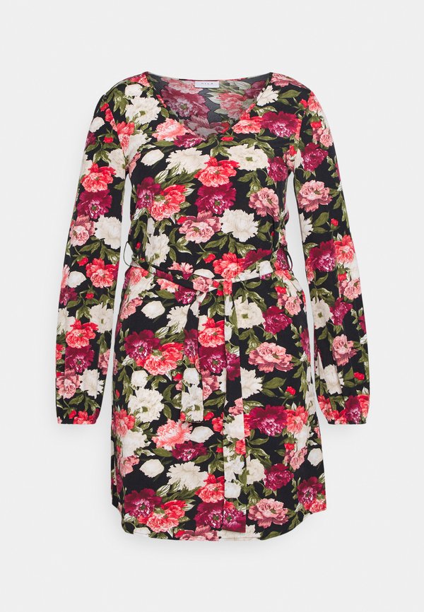 VILA Tall VIFLORA V NECK BELT DRESS