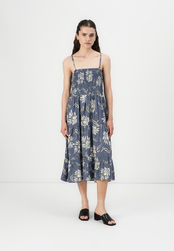 ONLY ONLZELINA Midi - Day dress - vintage indigo