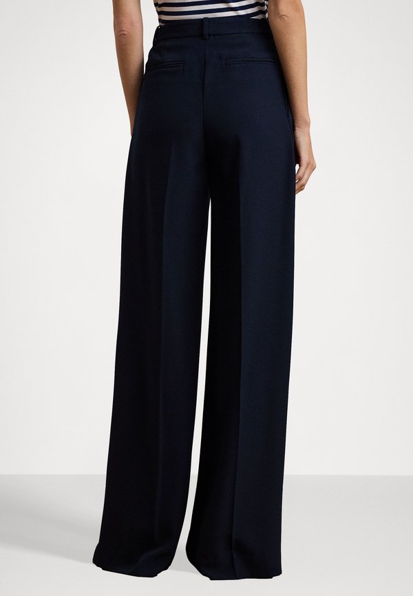 Lauren Ralph Lauren Double Faced Georgette Wide Leg Trouser