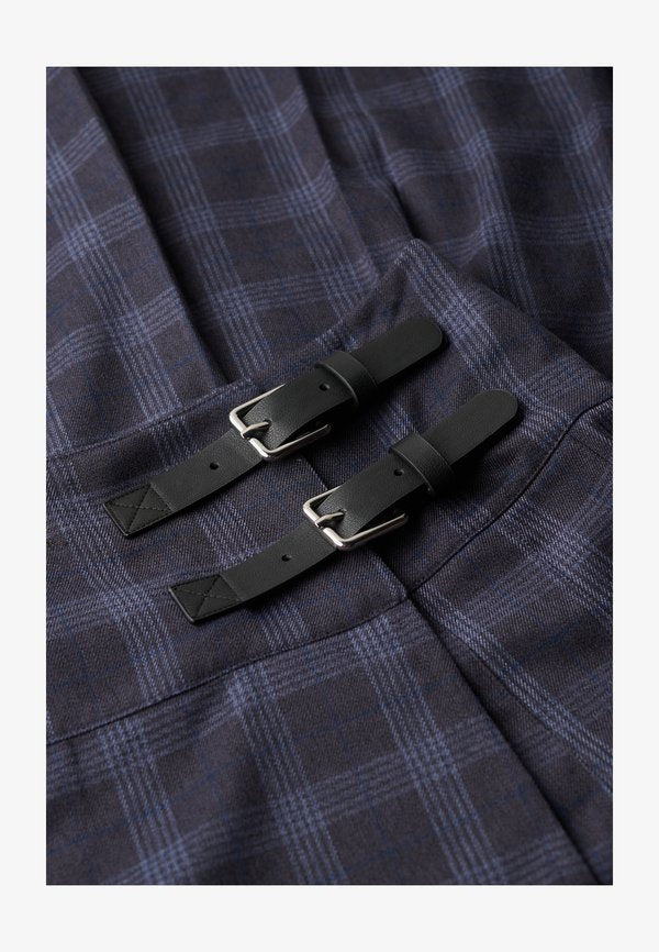 Superdry & Co SUPERDRY - Pleated skirt - charcoal check