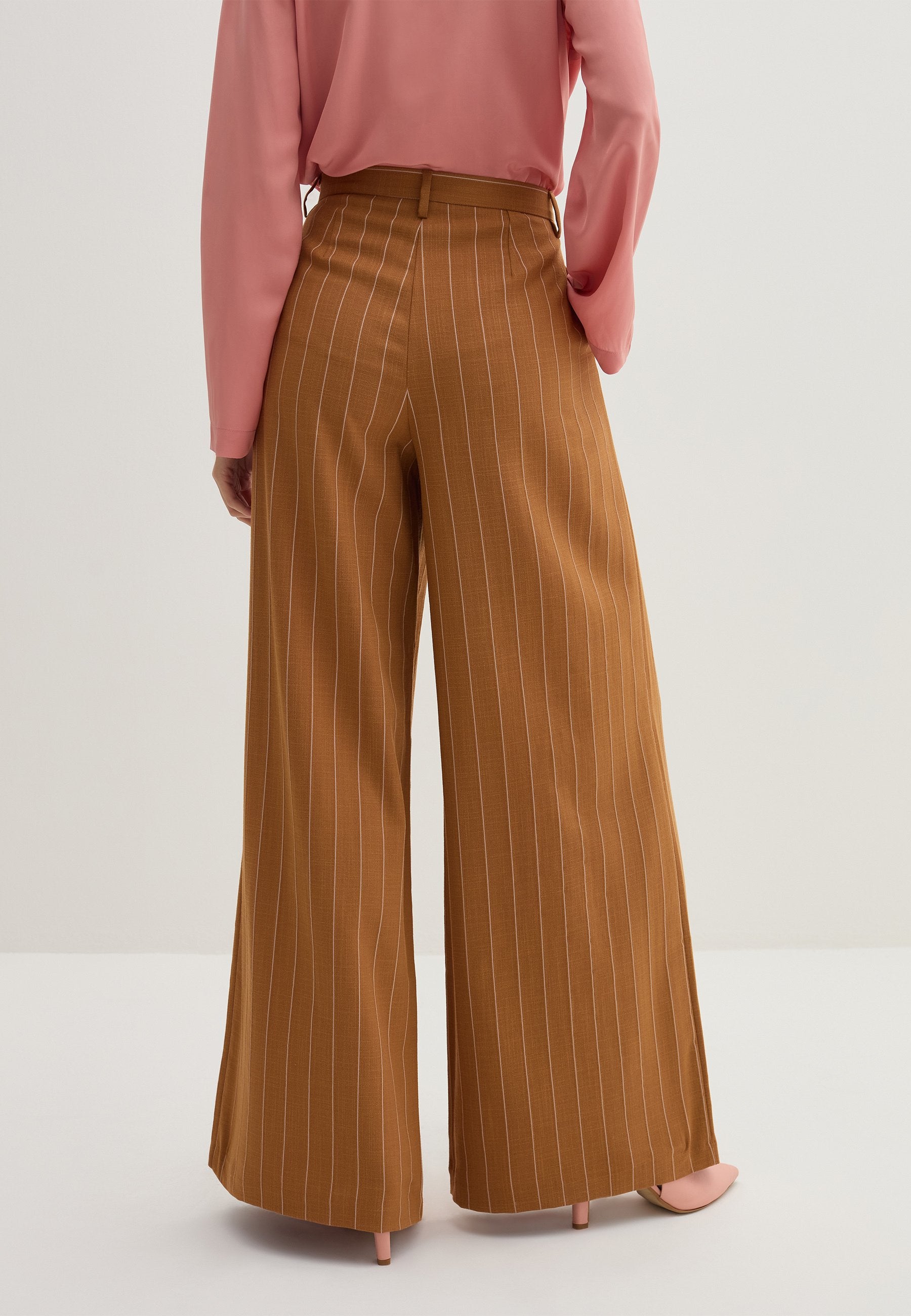 Stefanel WIDE-LEG PINSTRIPED