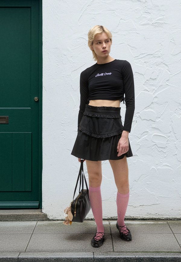 Santa Cruz LOVE SCRIPT STRIP TIE TOP