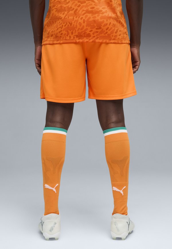 Puma ELFENBEINKÜSTE SHORTS - Sports shorts - rickie orange-sport green
