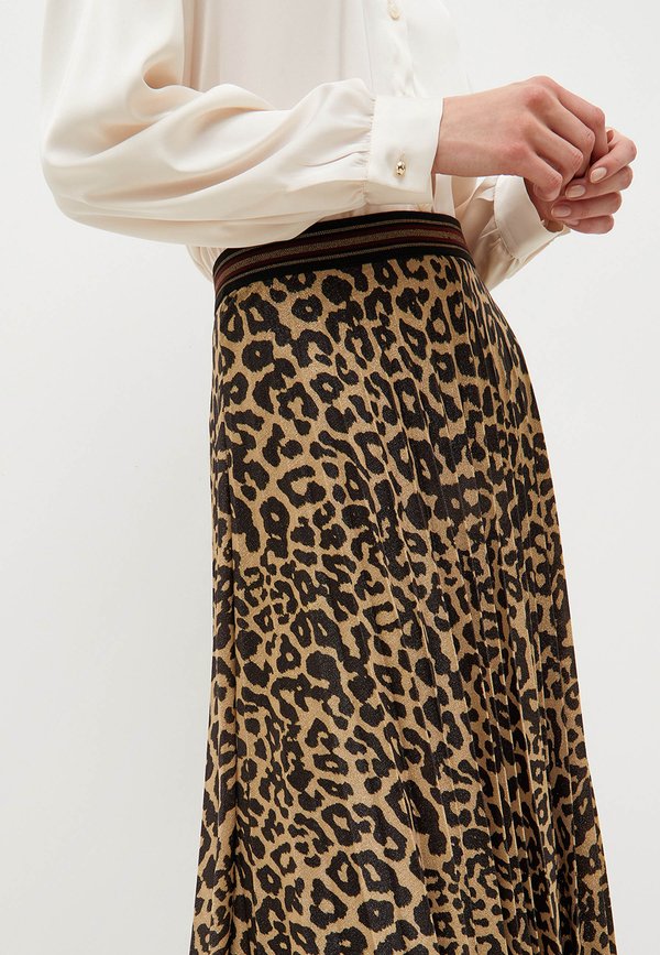 LIU JO GONNA PLISSÉ ANIMALIER