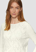 s.Oliver BLACK LABEL  MIT HERZ-AJOURMUSTER
