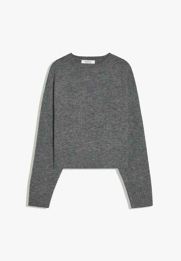 Bershka CREW NECK-JUMPER - Jumper - grey