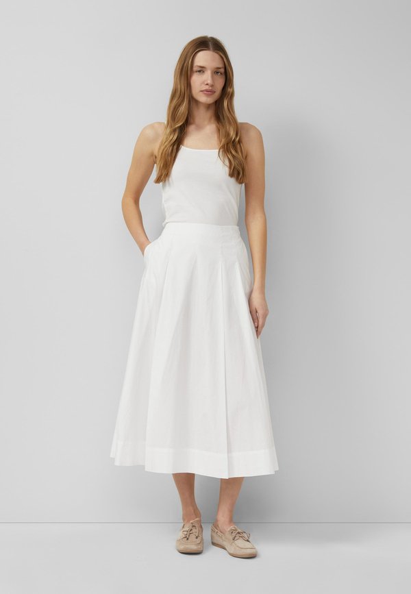s.Oliver ROCK - A-line skirt - weiß