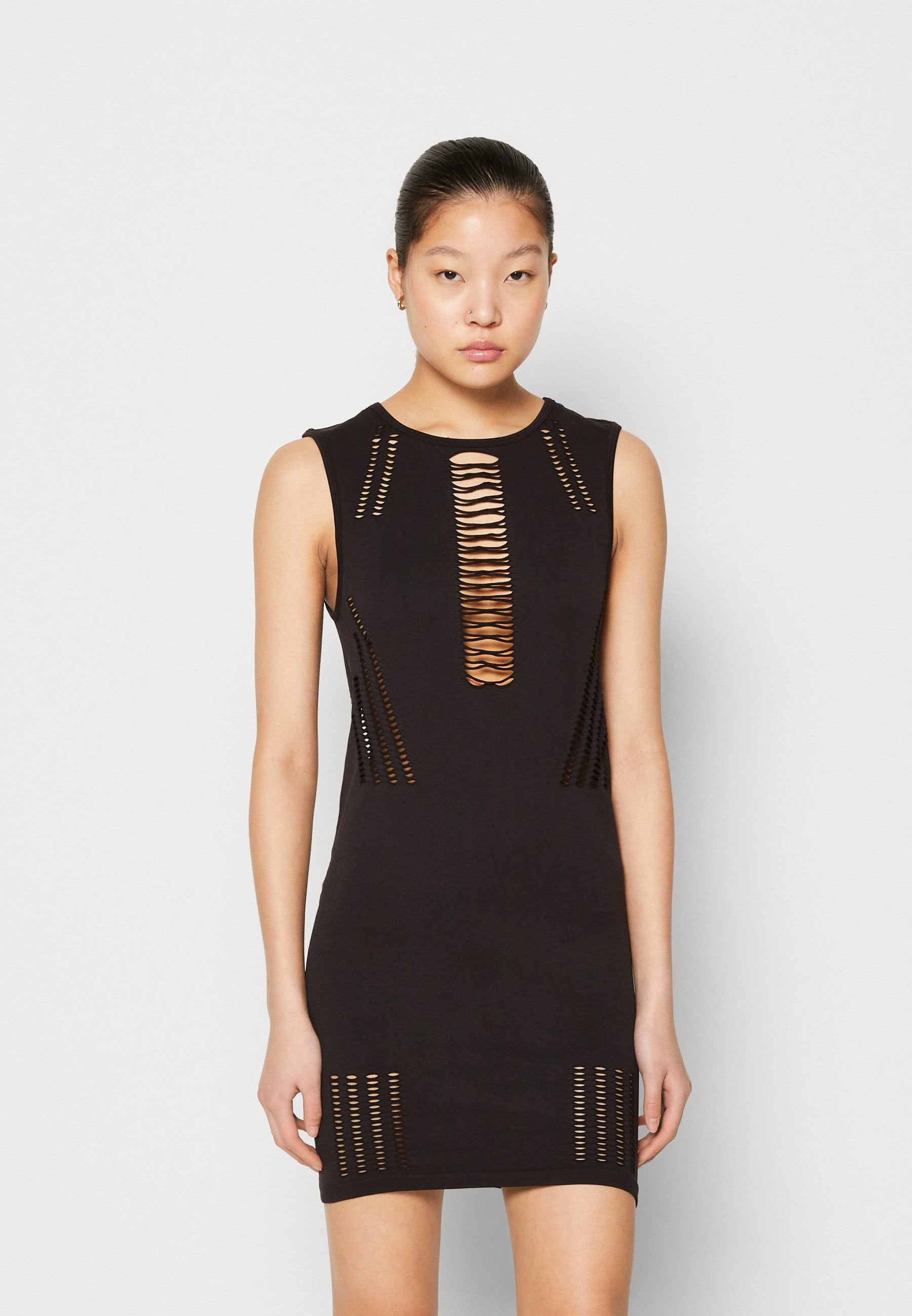 Neon & Nylon SADIE O NECK SHORT DRESS