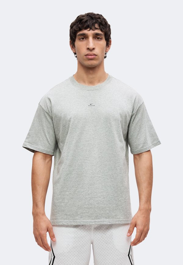 Nike Performance STANDART ISSUE TEE - Sports T-shirt - dark grey heather/black