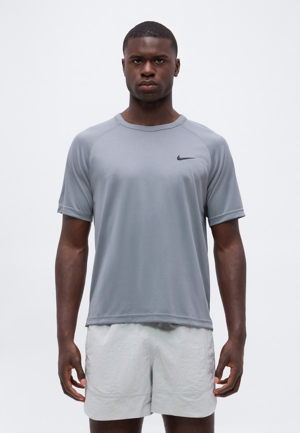 Nike Performance FLEX - Sports T-shirt - smoke grey/black