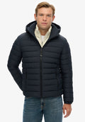 Superdry & Co HOODED FUJI PADDED - Winter jacket - eclipse navy
