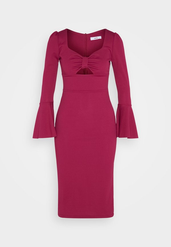 WAL G. MAVE FLARE SLEEVE MIDI