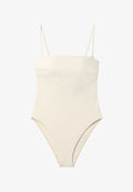 Calvin Klein Swimwear STRAPLESS ONE PIECE - ESSENTIALS - Swimsuit - antique white