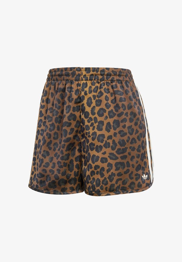 adidas Originals WIDE LEG LEO PRINT SATIN - Shorts - multicolor bronze strata