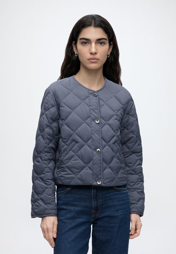 Calvin Klein SHORT QUILTED LINER - Light jacket - blue