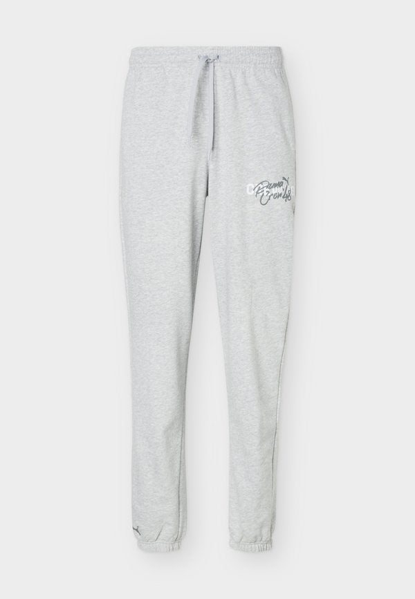 Puma CREW - Tracksuit bottoms - light gray heather