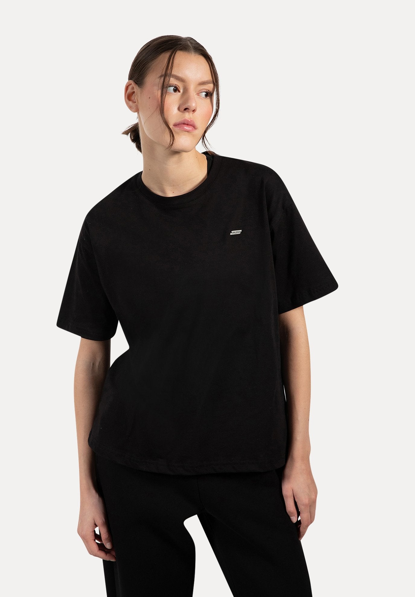Smilodox BASIC REGULAR T SHIRT LYANNA